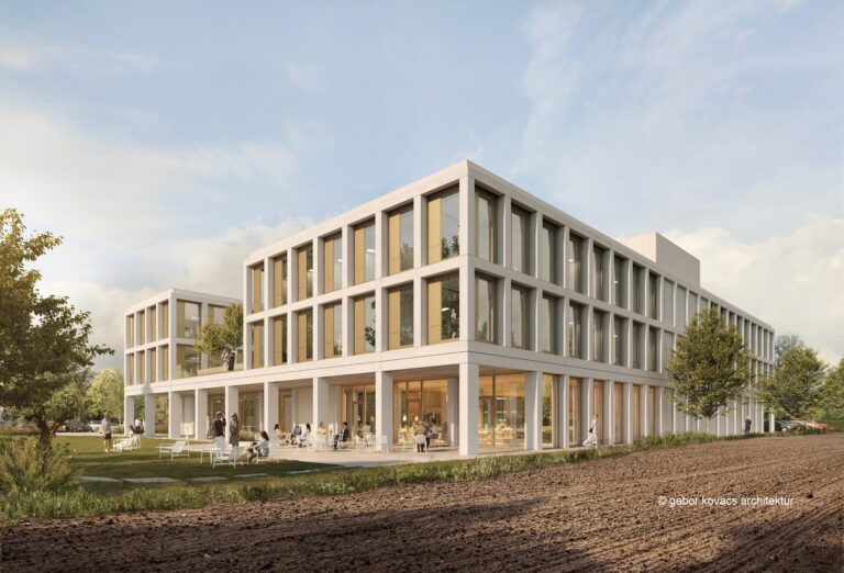 3D Visualisierung des PVS Verwaltungsgebäudes.