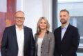 Die neue Geschäftsführung steht zusammen nebeneinander: Ansgar Wiesemann (links), Christine Schelcher (Mitte) und Daniel Wiesemann (rechts).