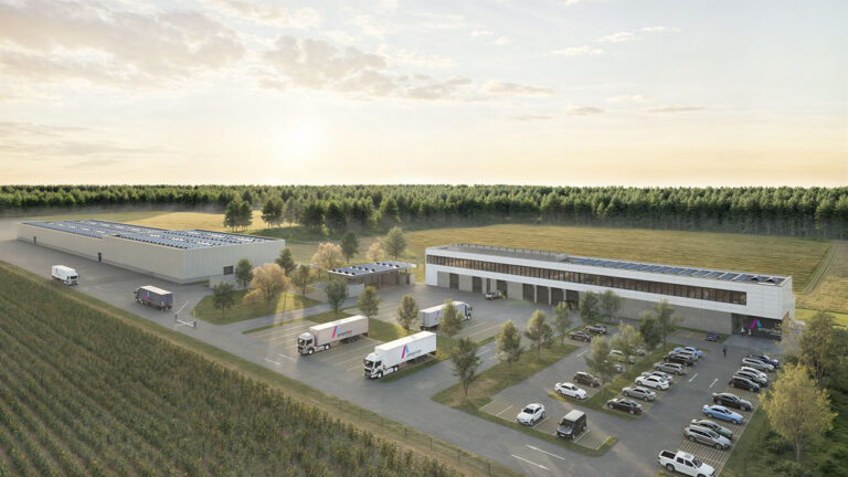 Visualisierung des Amprion Betriebsstandorts in Wietmarschen-Lohne