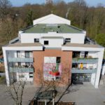 Luftaufnahme der Tagespflege in Mönchengladbach-Rheydt. Projektsteuerung von TEAM Baumanagement.