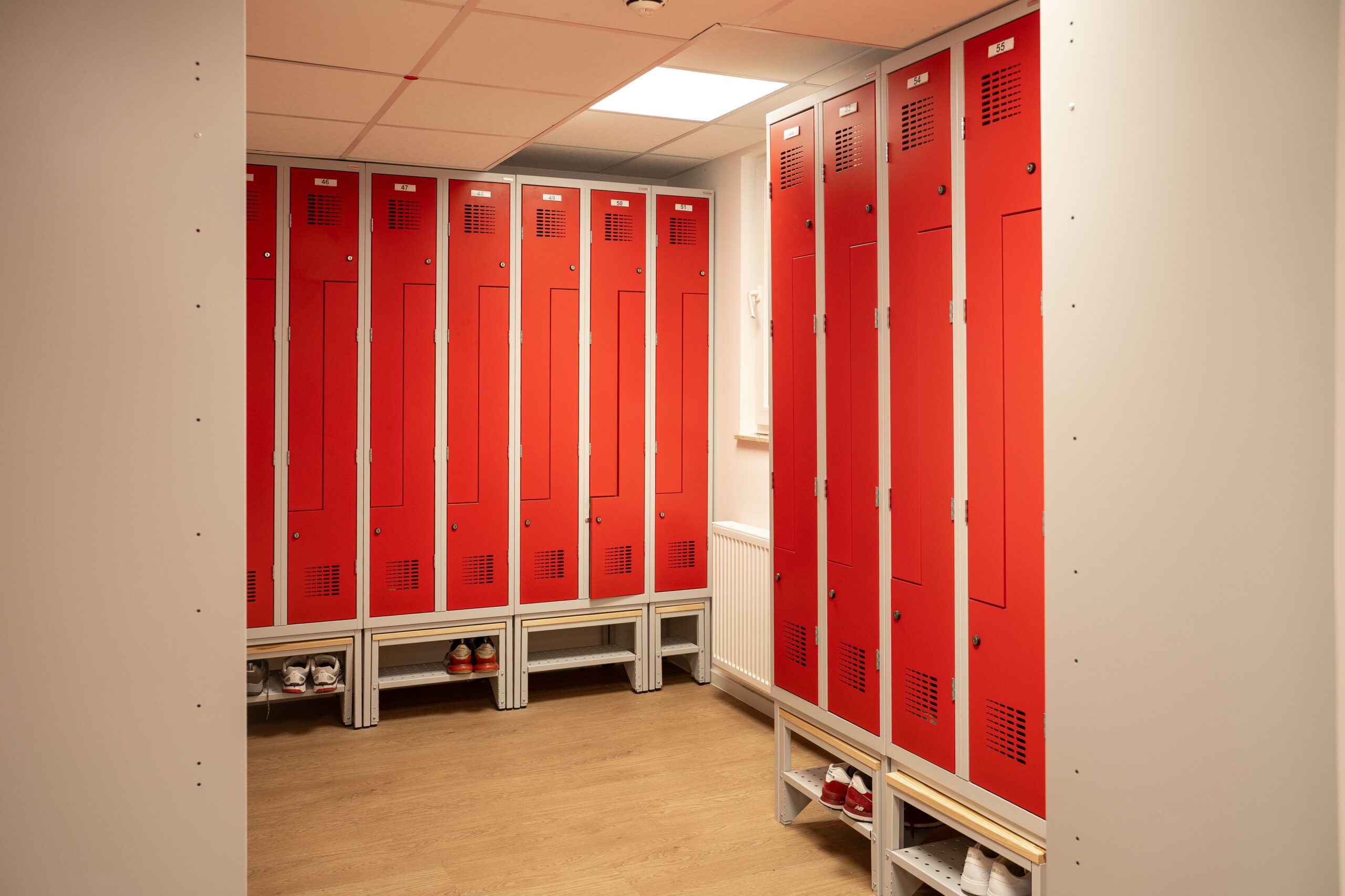 Neue Mitarbeiterumkleiden