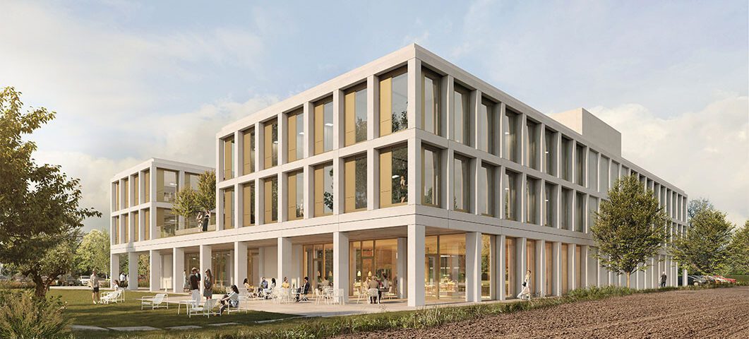 Visualisierung des PVS Verwaltungsgebäudes