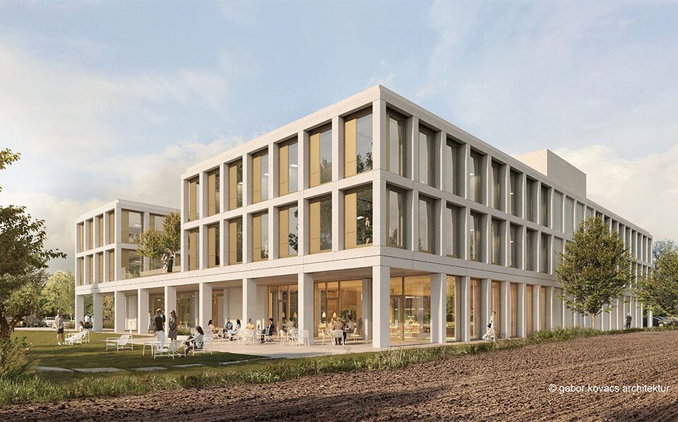 Visualisierung des PVS Verwaltungsgebäudes