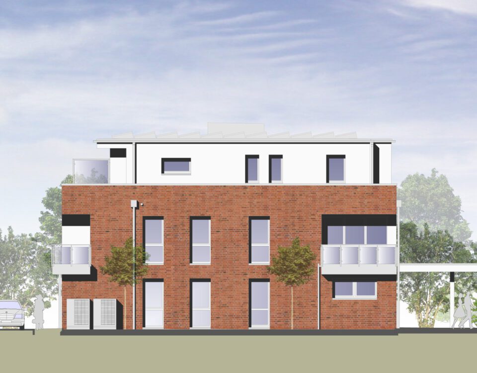 Entwurf der Seniorenwohnanlage in Mönchengladbach-Giesenkirchen